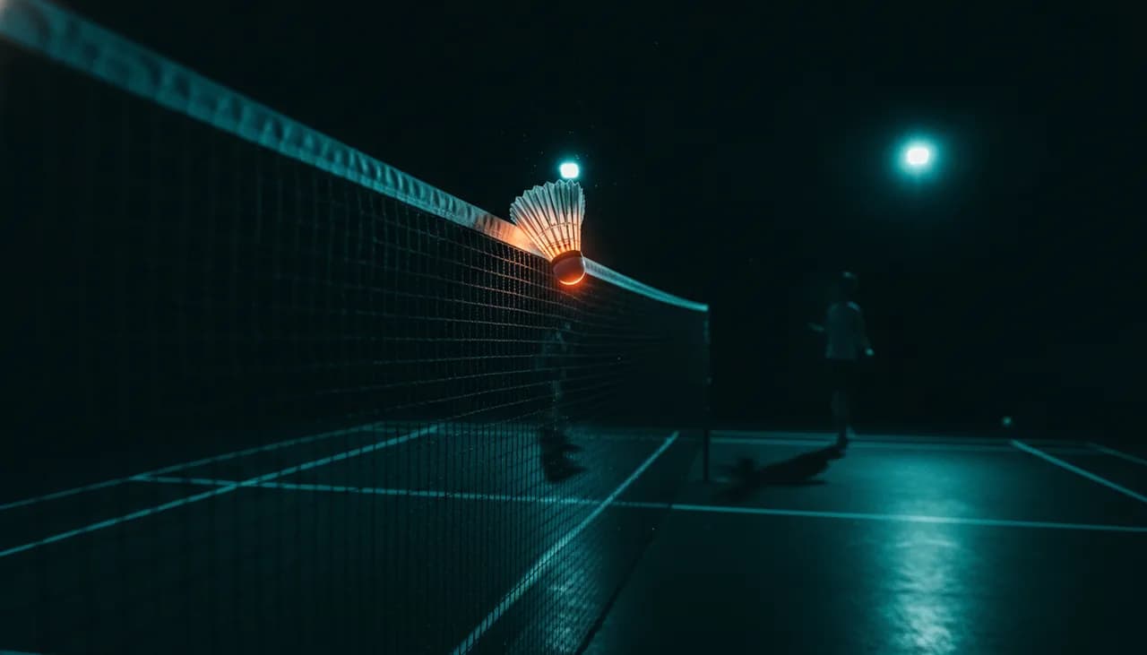 Photographie d'illustration pour l'article : Jeu au filet au badminton : prendre l'initiative devant