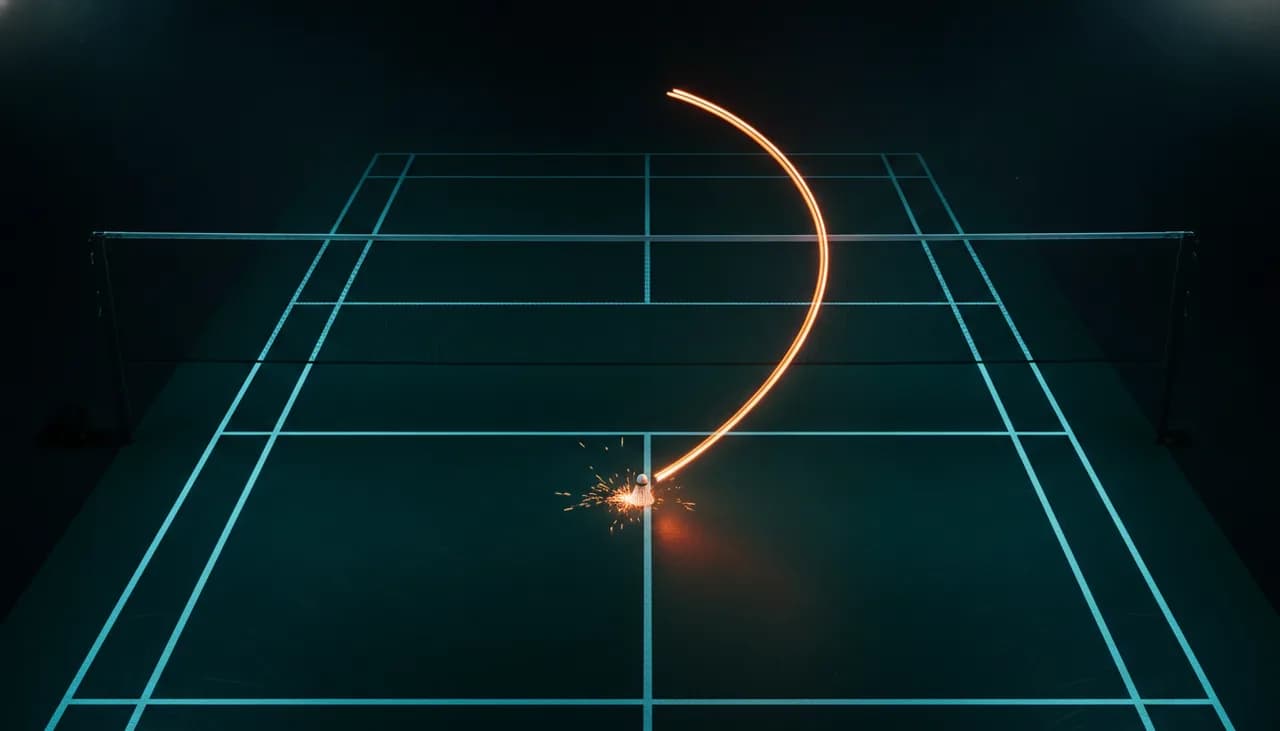 Photographie d'illustration pour l'article : Vitesse d'un smash au badminton : records du monde et comment mesurer la tienne