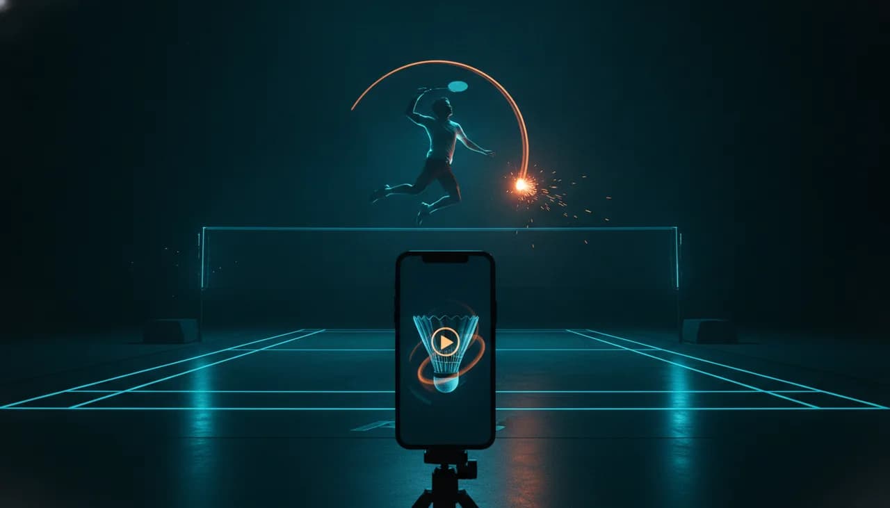 Photographie d'illustration pour l'article : BadmintonPeak arrive sur iOS et Android : l'application badminton qui analyse ton jeu