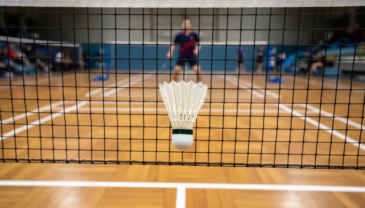 Photographie d'illustration pour l'article : L'amorti au badminton : technique, slice et contre-amorti