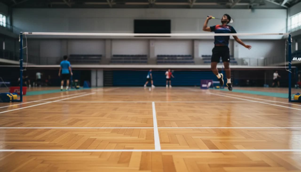 Photographie d'illustration pour l'article : Technique du smash au badminton : guide complet pour frapper fort
