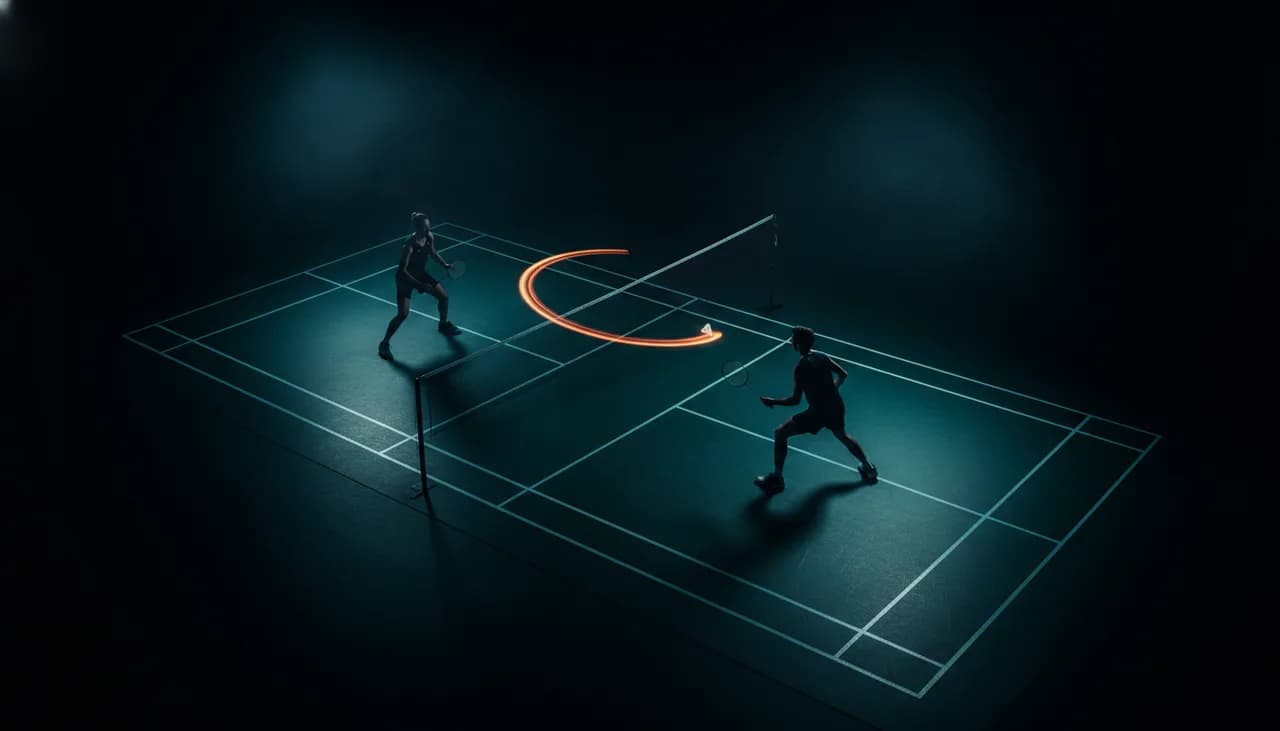Photographie d'illustration pour l'article : Simple double badminton : ce qui change vraiment dans ton jeu