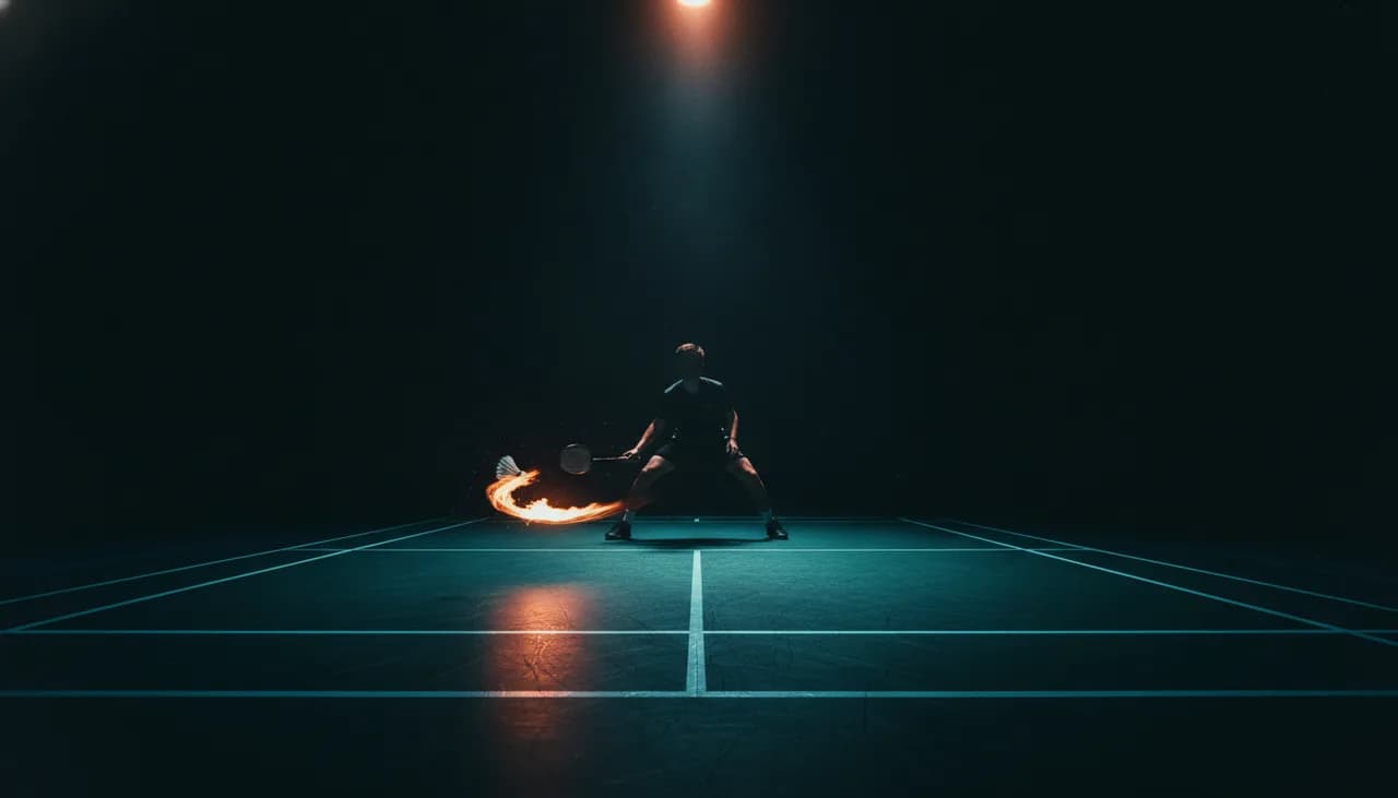 Photographie d'illustration pour l'article : Lob au badminton : le coup qui te sort de la pression