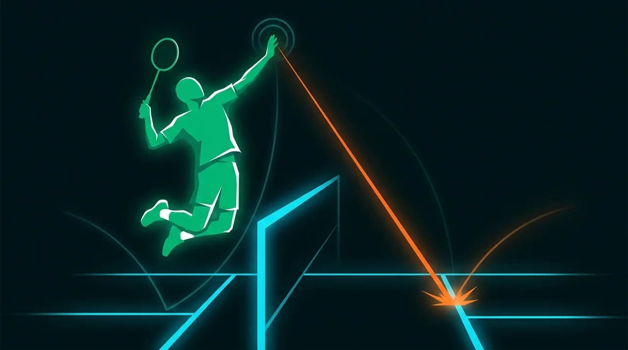 Smash : angle descendant net